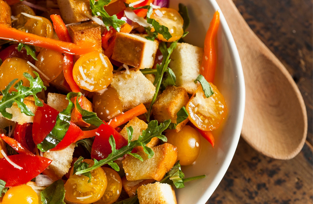 Panzanella Italian bread salad