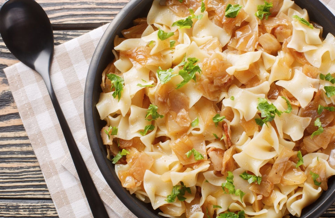 Classic Austrian cabbage pasta