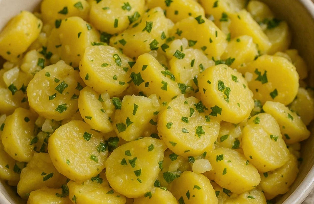 Authentic Warm German Potato Salad – Bavarian-Style Side Dish