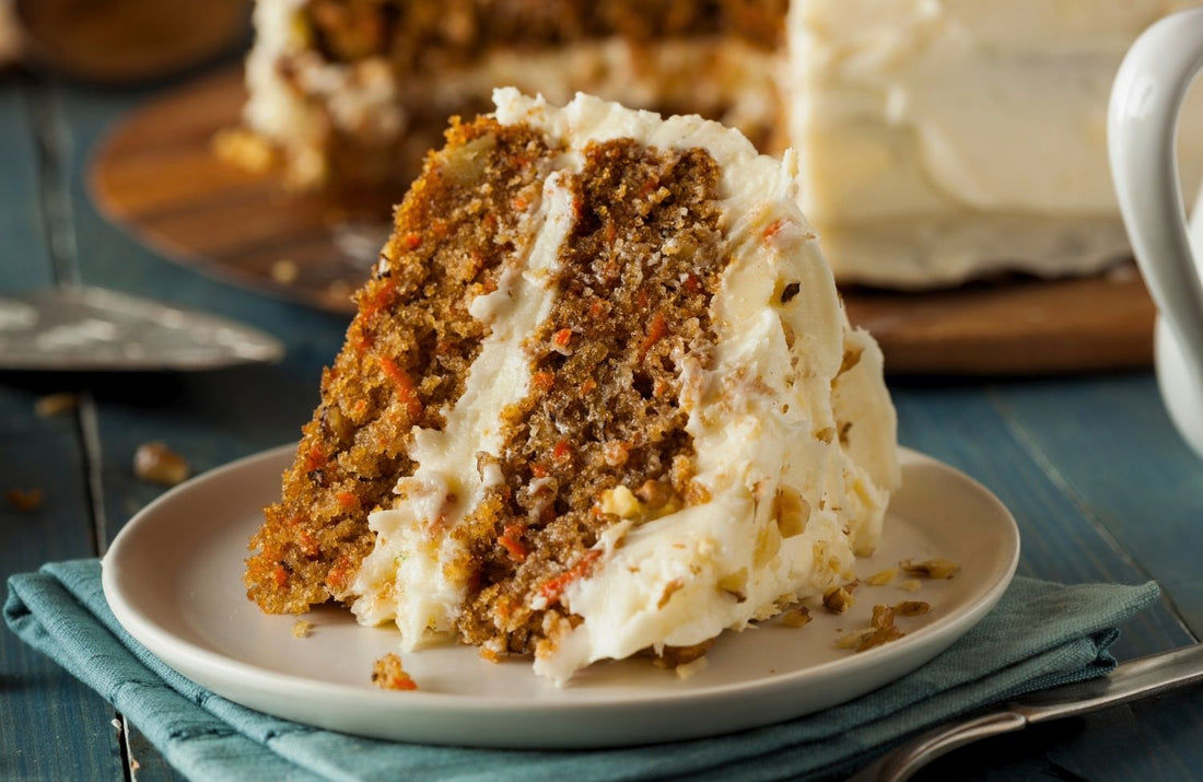 Moist Carrot Cake with Lemon Cream Cheese Filling 🥕