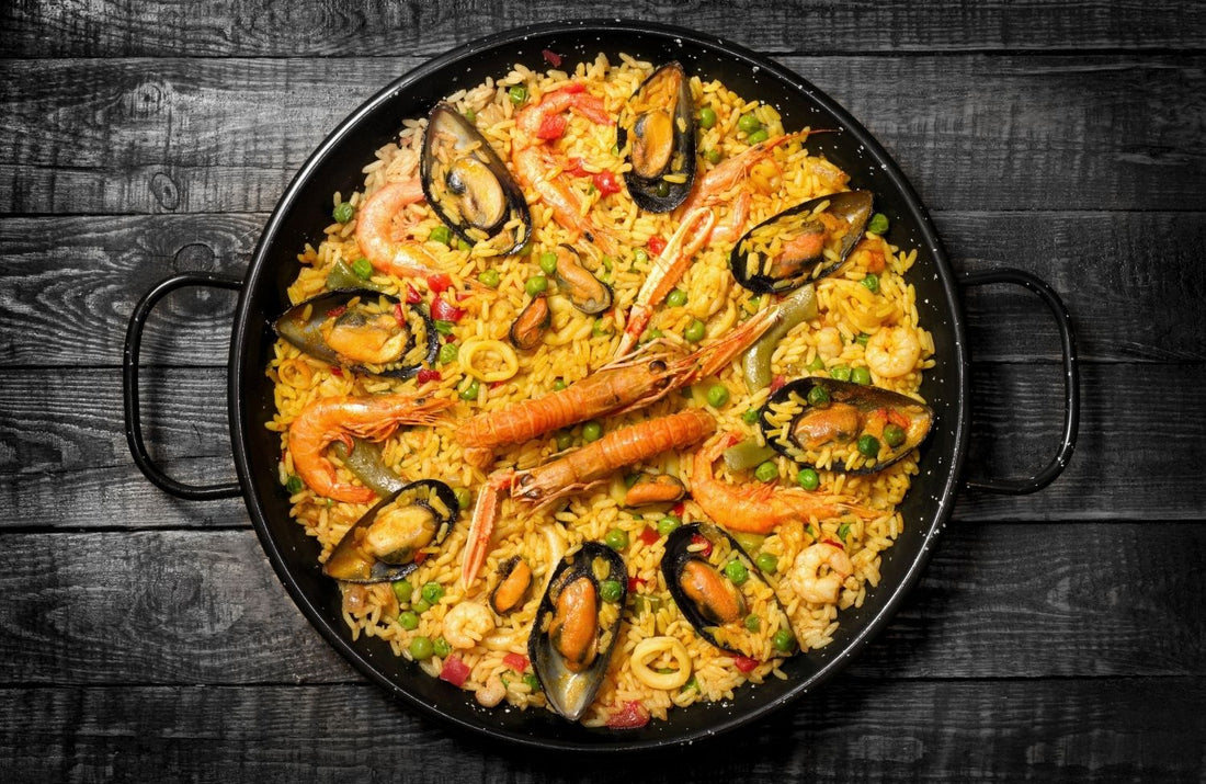 Authentic Spanish Seafood Paella (Paella de Marisco)
