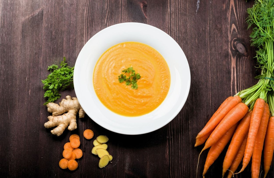 Creamy Carrot Ginger Soup 🥕