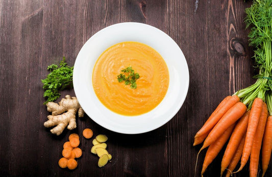 Creamy Carrot Ginger Soup 🥕
