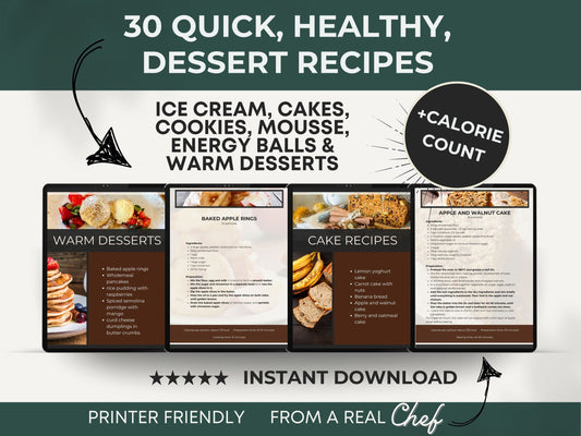 Healthy and quick dessert recipes from a pastry chef, dessert, easy step by step dessert recipes