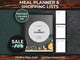 Simple meal planner pdf to have a quick and easy overview of your week
